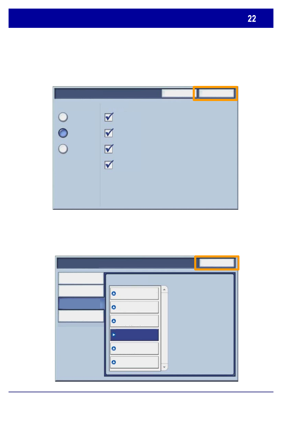 Réglage auditron, Type de comptabilisation | Xerox WorkCentre 7328-7335-7345-7346 avec EFI Fiery Controller-12216 User Manual | Page 55 / 128