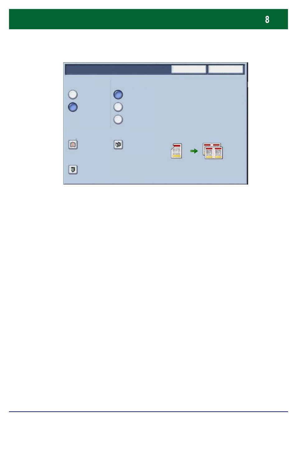 Creación de folletos | Xerox WorkCentre 7328-7335-7345-7346 avec EFI Fiery Controller-12216 User Manual | Page 73 / 128