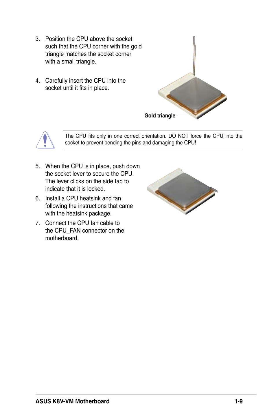 Asus K8V-VM User Manual | Page 19 / 78