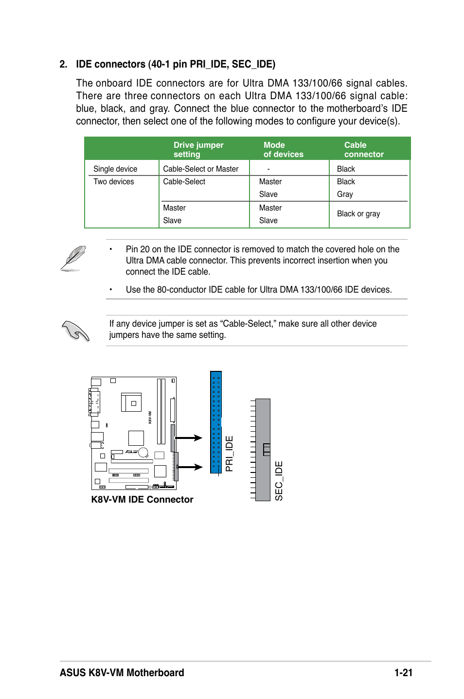 Asus k8v-vm motherboard 1-21 | Asus K8V-VM User Manual | Page 31 / 78