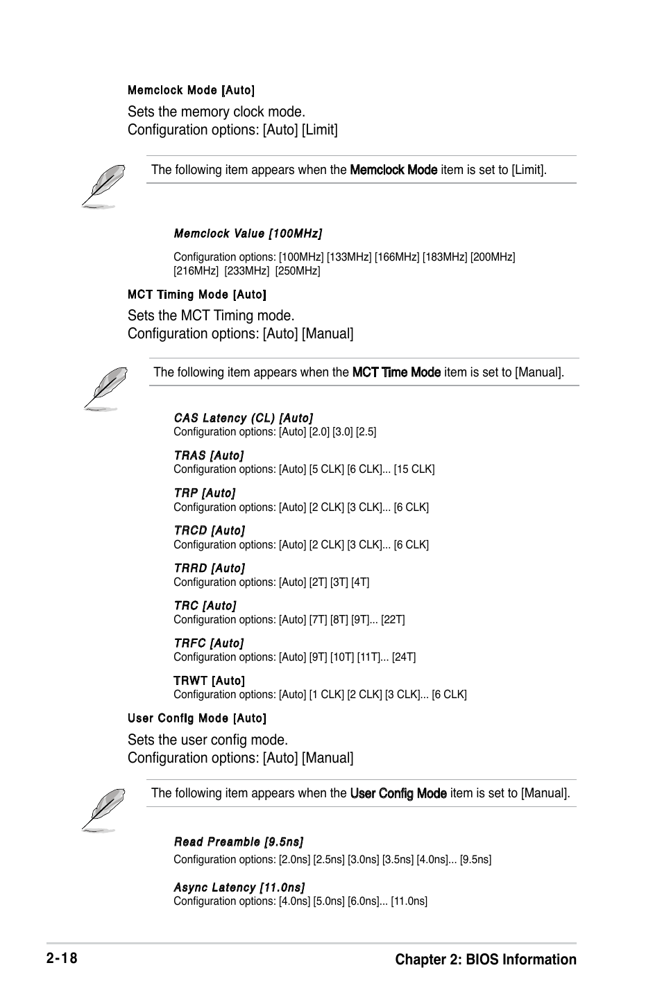 18 chapter 2: bios information | Asus K8V-VM User Manual | Page 54 / 78