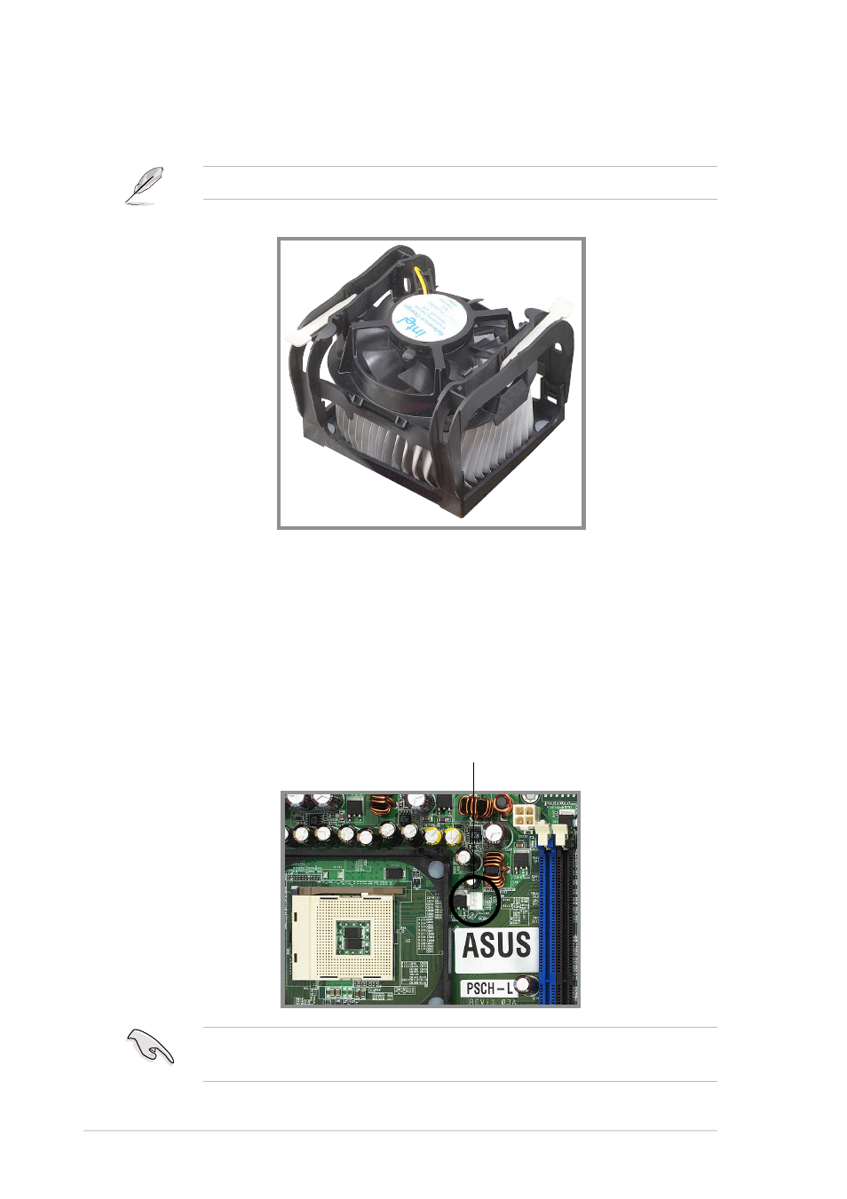 4 connecting the cpu fan cable | Asus Motherboard AP130-E1 User Manual | Page 30 / 92
