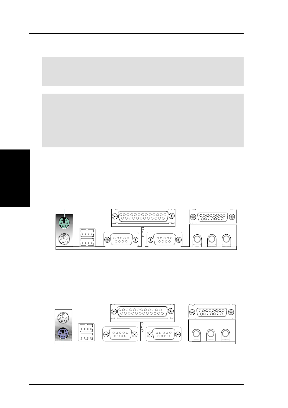 Hardware setup, 8 external connectors | Asus P4T-F User Manual | Page 32 / 96