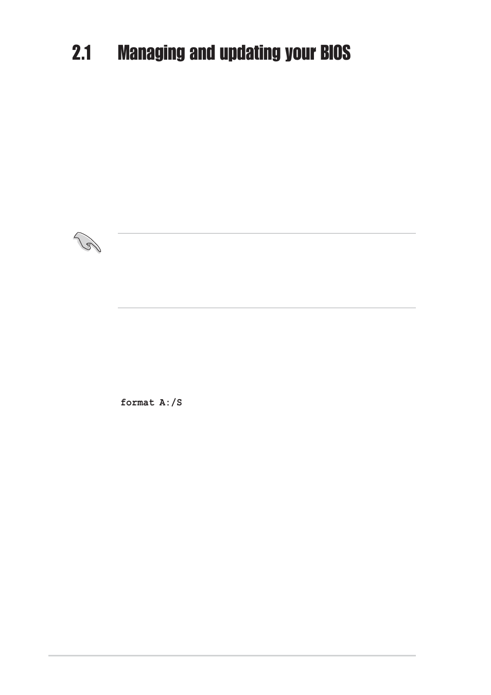 1 managing and updating your bios, 1 creating a bootable floppy disk | Asus K8S-MX User Manual | Page 38 / 84