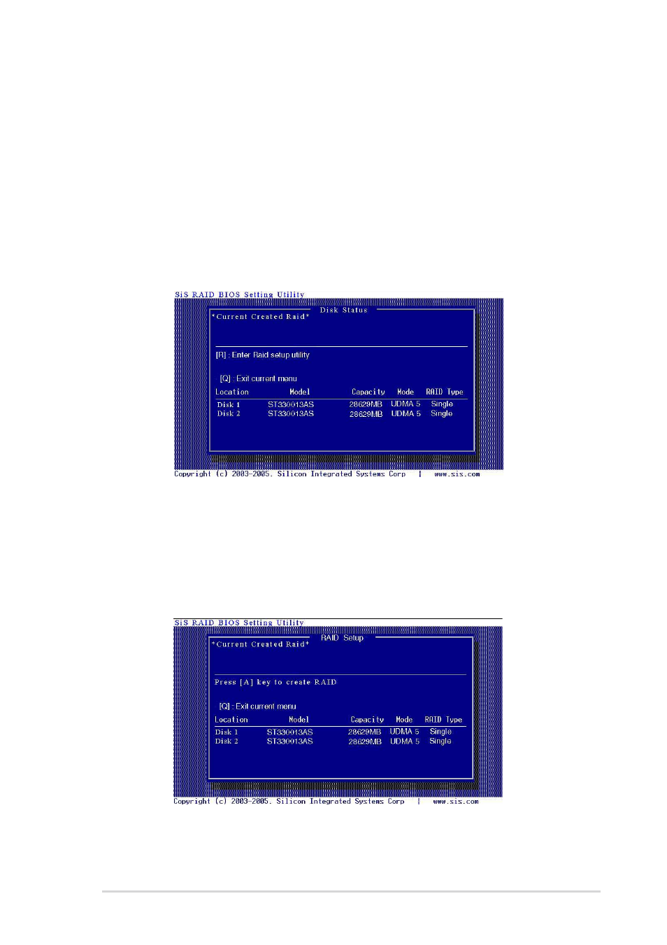 2 sis raid configurations | Asus K8S-MX User Manual | Page 75 / 84