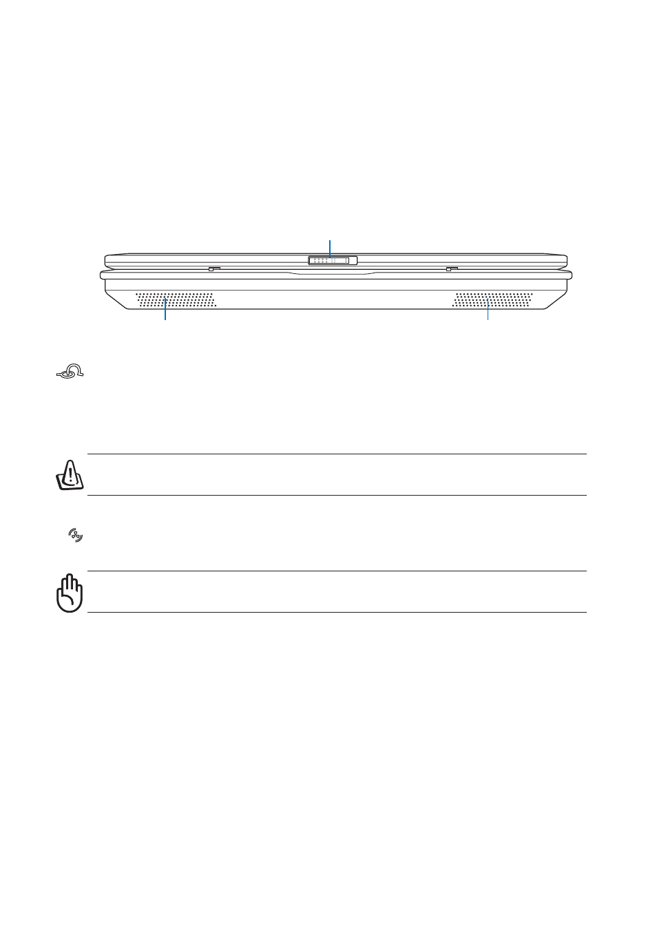 Front side | Asus E1701b User Manual | Page 23 / 76