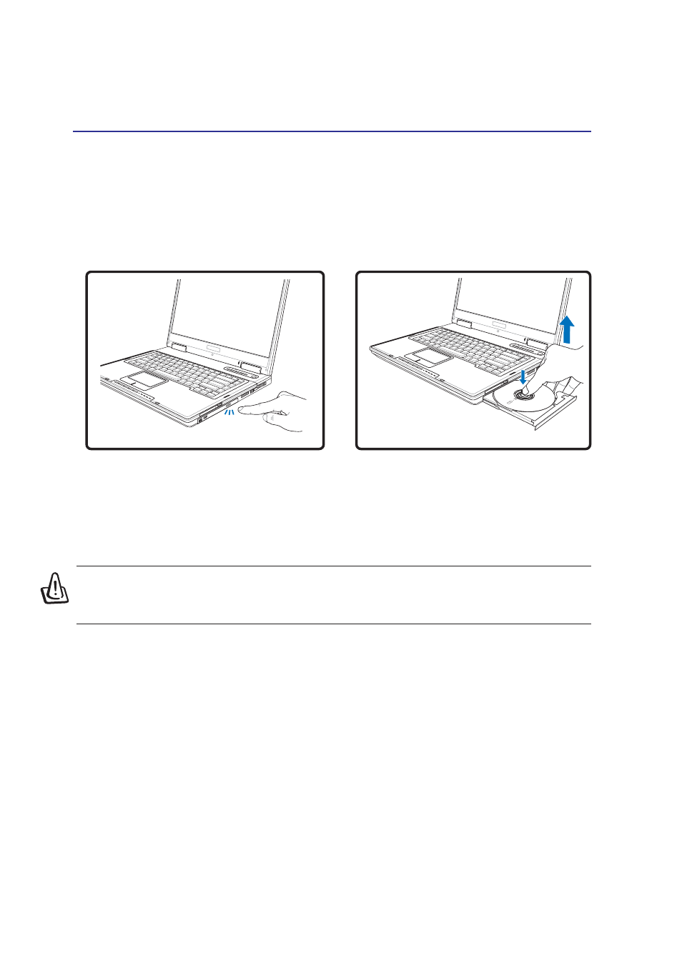 Optical drive (cont’) | Asus E1701b User Manual | Page 46 / 76