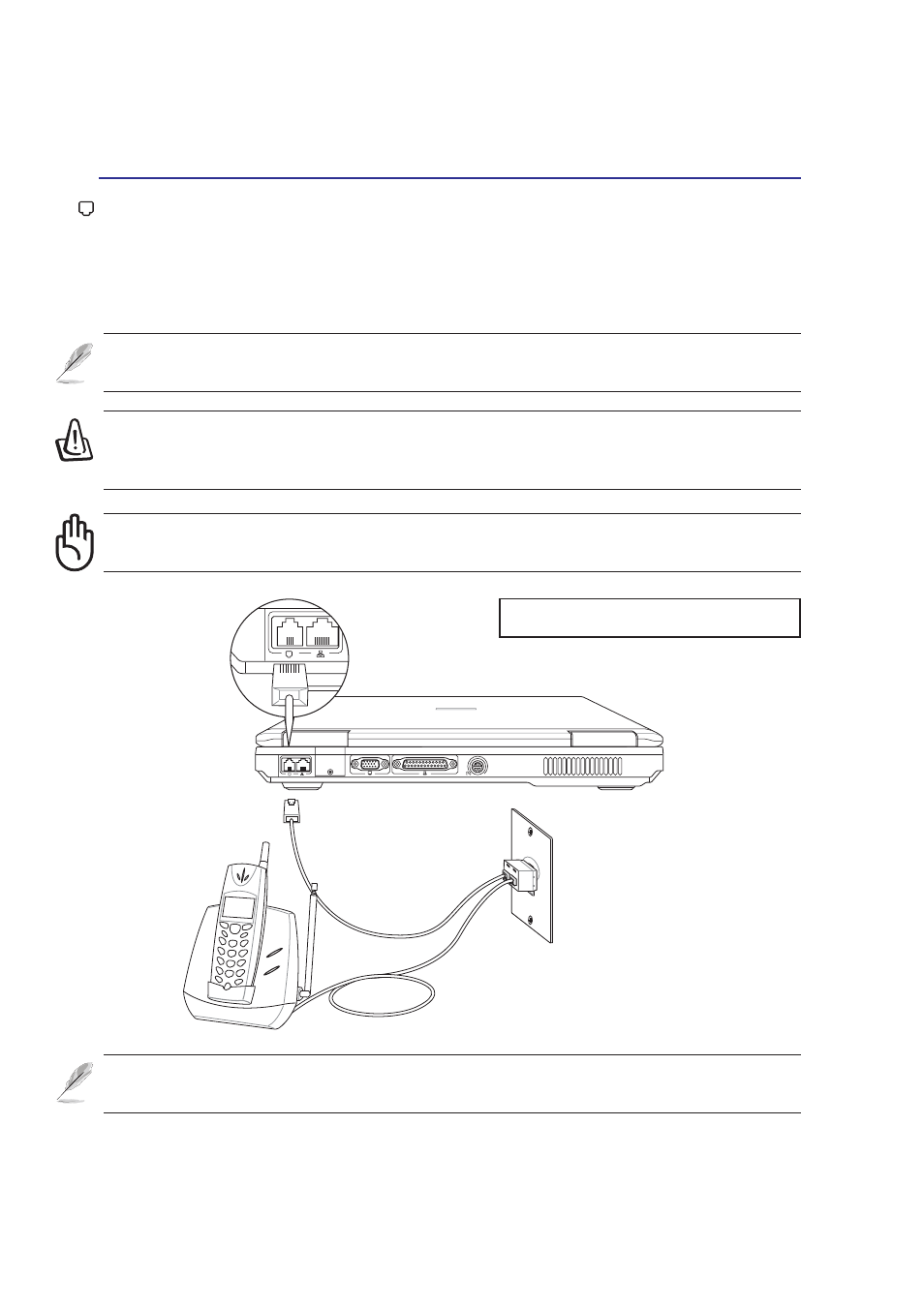 Internal modem | Asus E1701b User Manual | Page 50 / 76