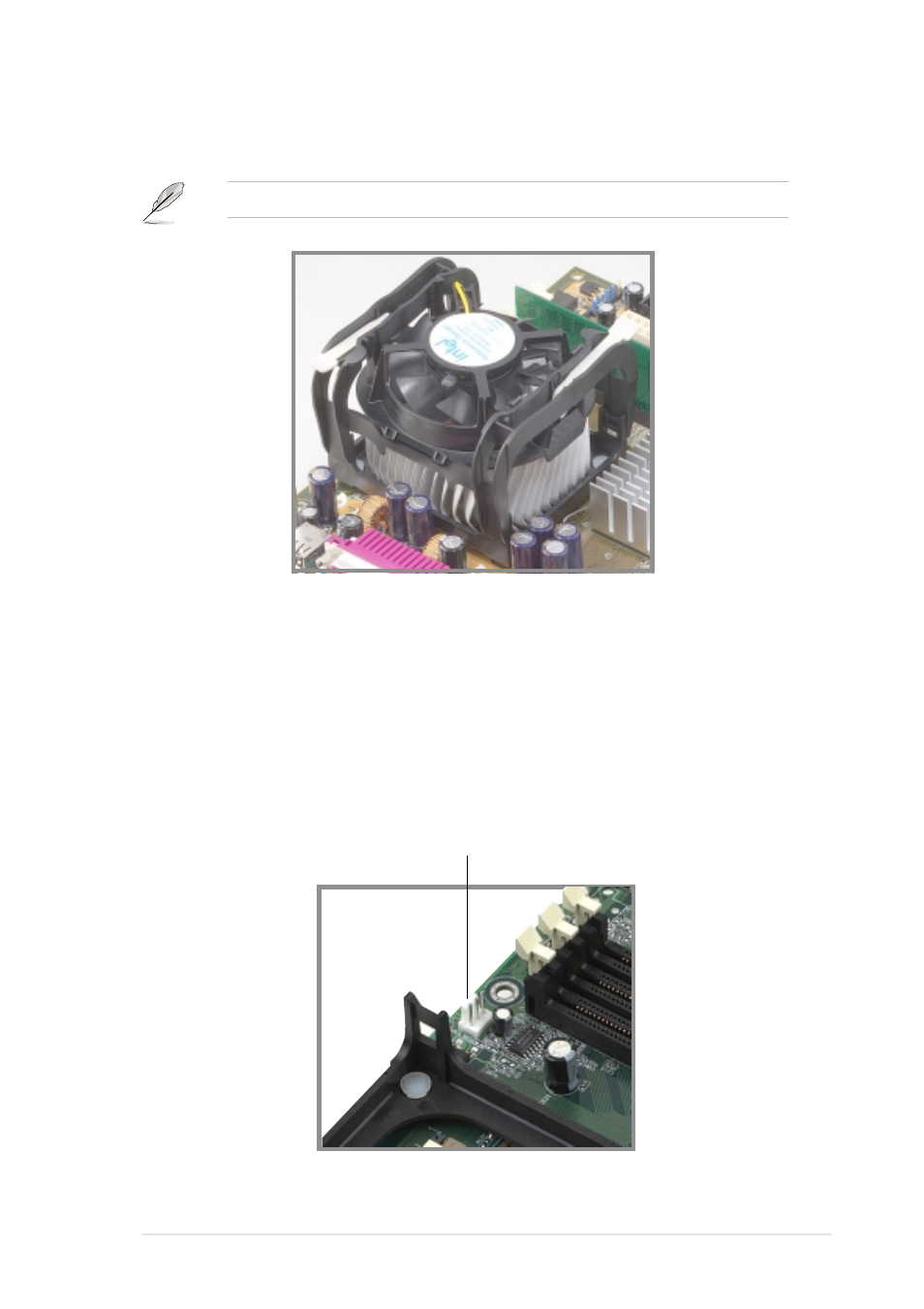 4 connecting the cpu fan cable | Asus P4B-MX User Manual | Page 29 / 112