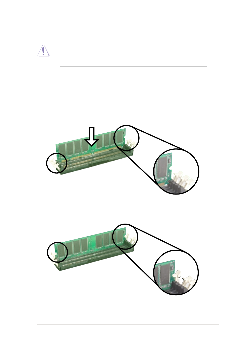 3 installing a dimm | Asus P4B-MX User Manual | Page 31 / 112