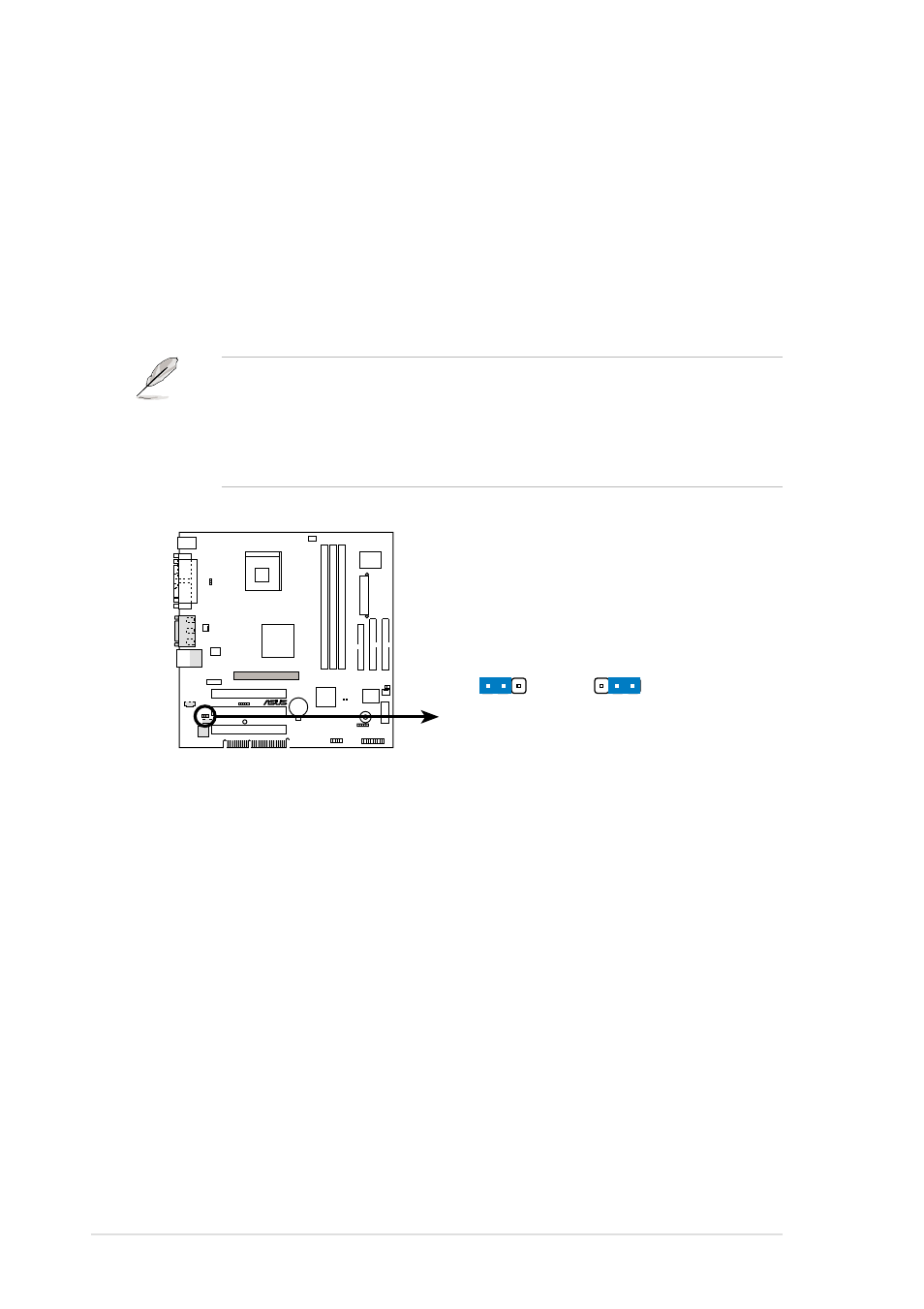 2 jumper settings | Asus P4B-MX User Manual | Page 38 / 112