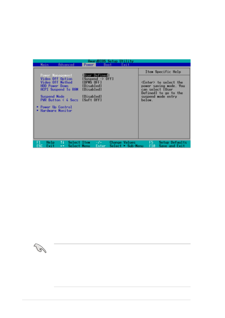 5 power menu | Asus P4B-MX User Manual | Page 78 / 112