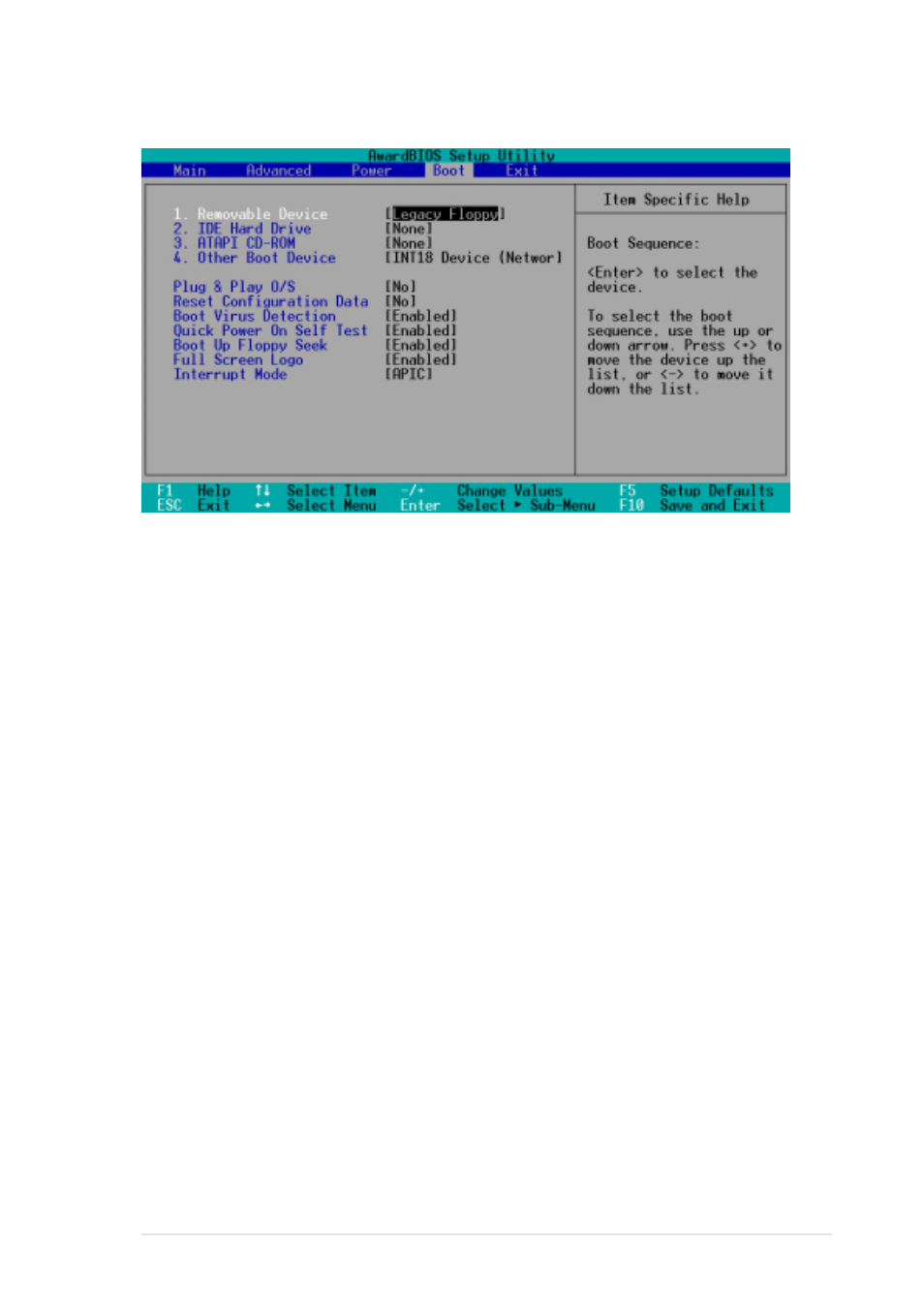 6 boot menu | Asus P4B-MX User Manual | Page 83 / 112