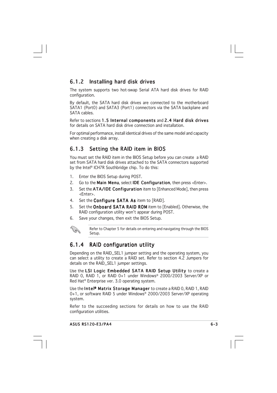 Asus 1U Rackmount Barebone Server RS120-E3 (PA4) User Manual | Page 109 / 172