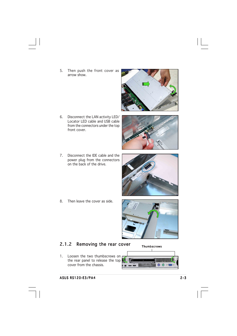 Asus 1U Rackmount Barebone Server RS120-E3 (PA4) User Manual | Page 19 / 172