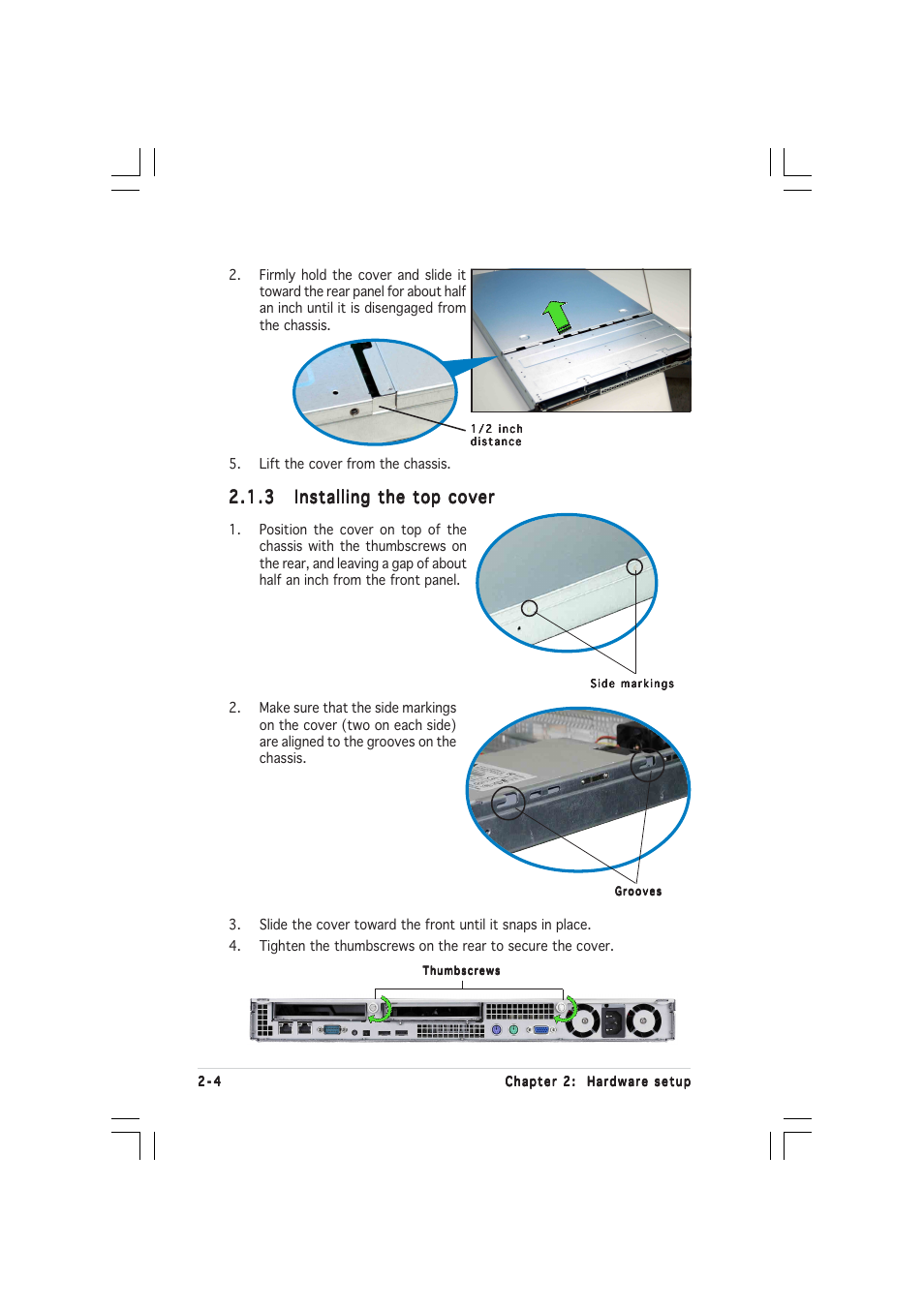 Asus 1U Rackmount Barebone Server RS120-E3 (PA4) User Manual | Page 20 / 172