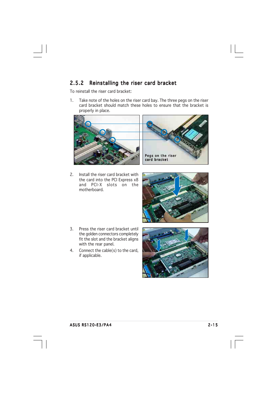 Asus 1U Rackmount Barebone Server RS120-E3 (PA4) User Manual | Page 31 / 172