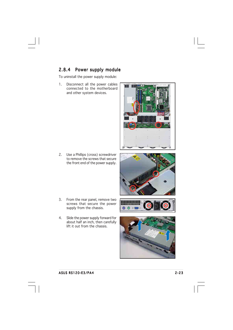 Asus 1U Rackmount Barebone Server RS120-E3 (PA4) User Manual | Page 39 / 172