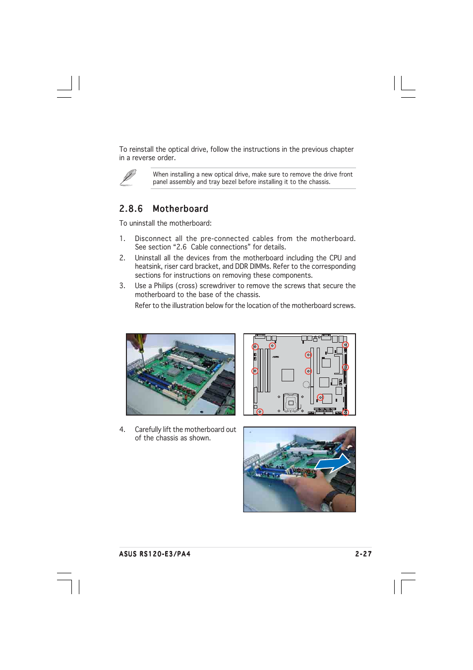 Asus 1U Rackmount Barebone Server RS120-E3 (PA4) User Manual | Page 43 / 172