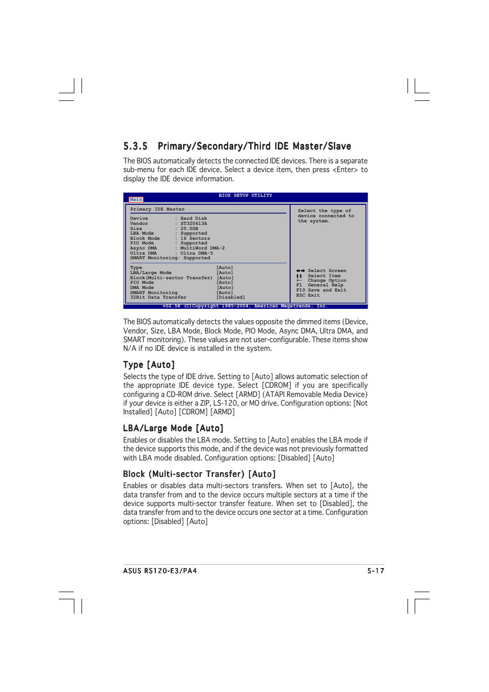 Asus 1U Rackmount Barebone Server RS120-E3 (PA4) User Manual | Page 83 / 172