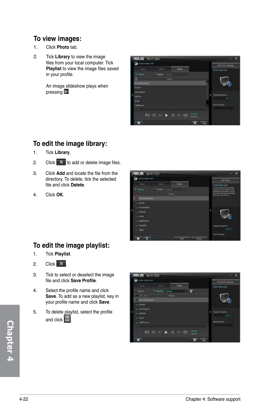 Chapter 4 | Asus DELUXE P8Z77-I User Manual | Page 128 / 180