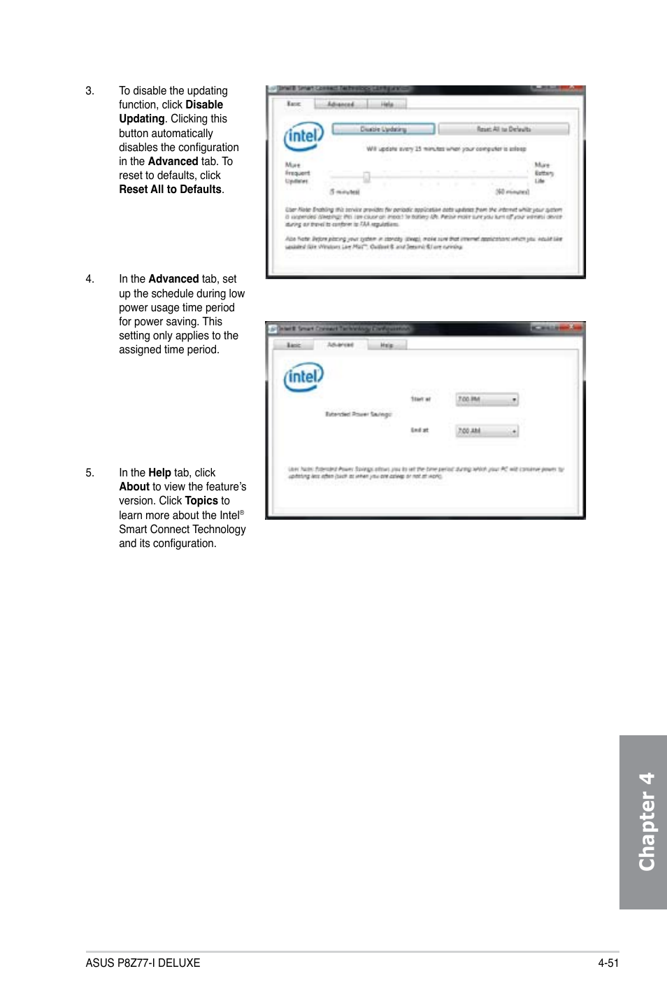 Chapter 4 | Asus DELUXE P8Z77-I User Manual | Page 157 / 180