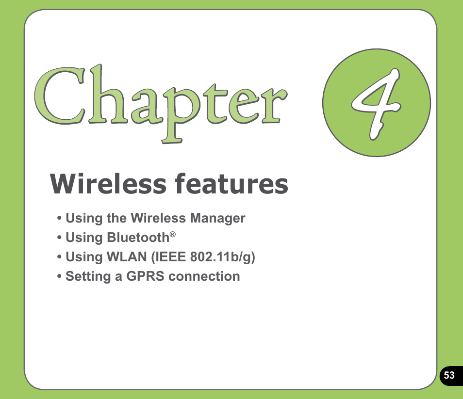 Chapter | Asus P535 User Manual | Page 53 / 132