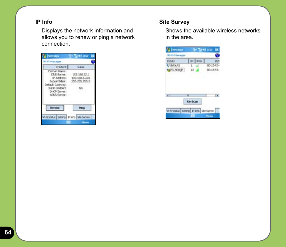 Asus P535 User Manual | Page 64 / 132