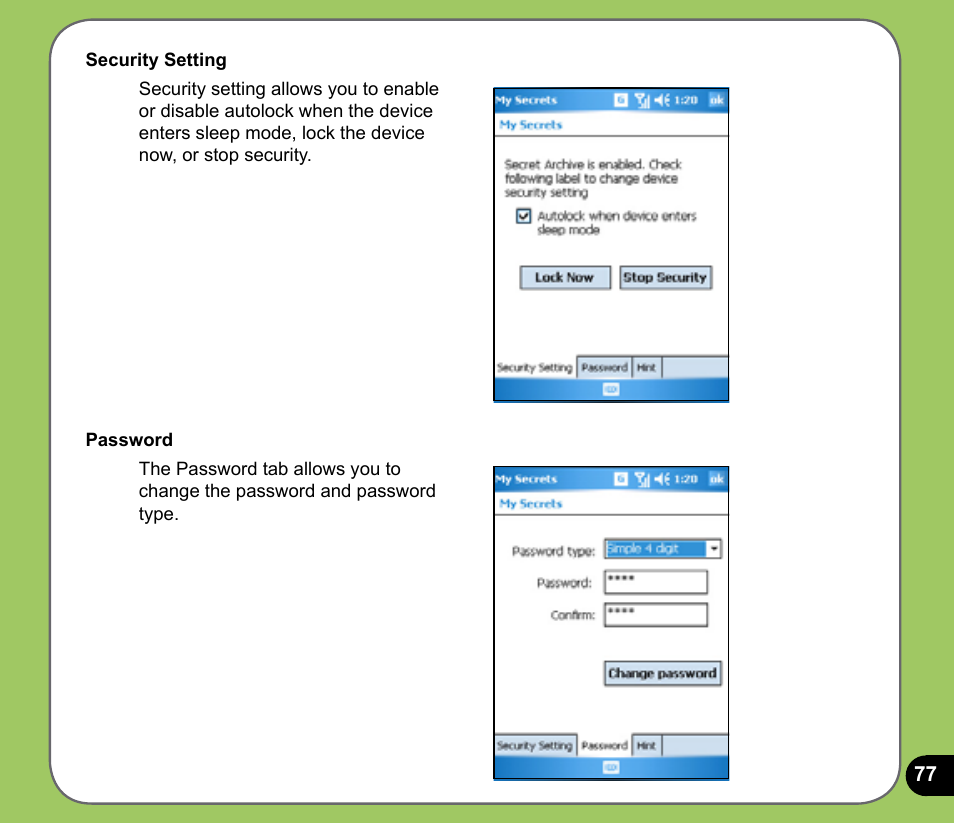 Asus P535 User Manual | Page 77 / 132