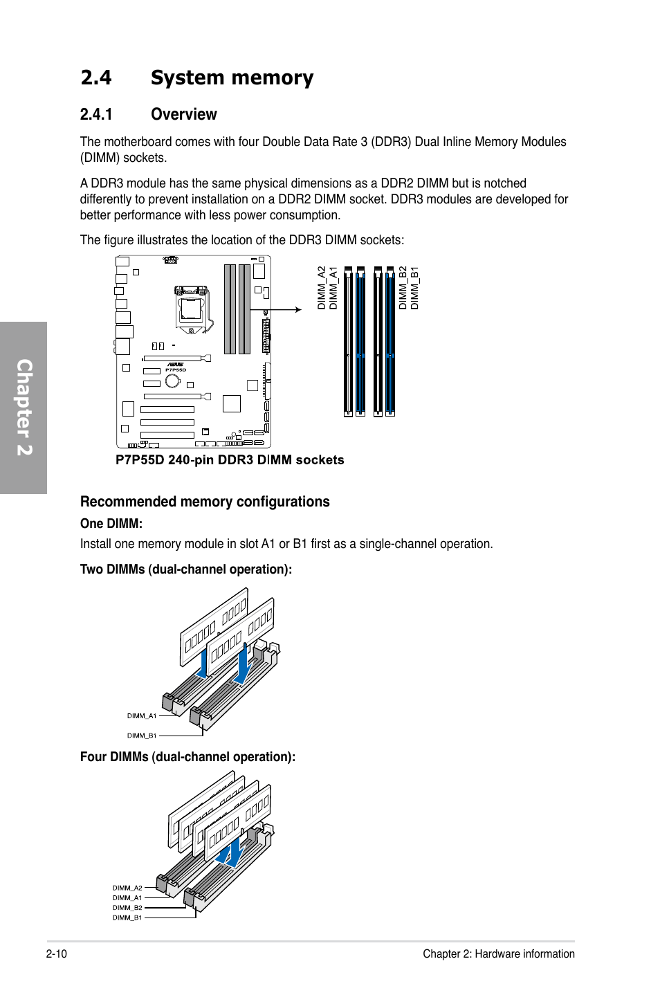 Asus Motherboard P7P55D User Manual | Page 30 / 122