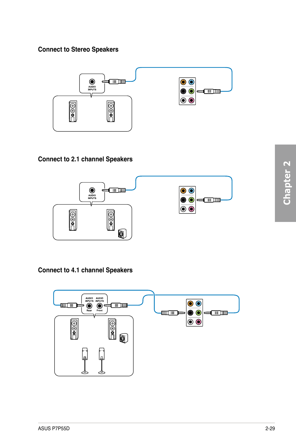 Chapter 2 | Asus Motherboard P7P55D User Manual | Page 49 / 122