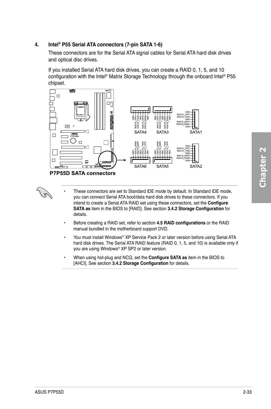 Chapter 2 | Asus Motherboard P7P55D User Manual | Page 53 / 122