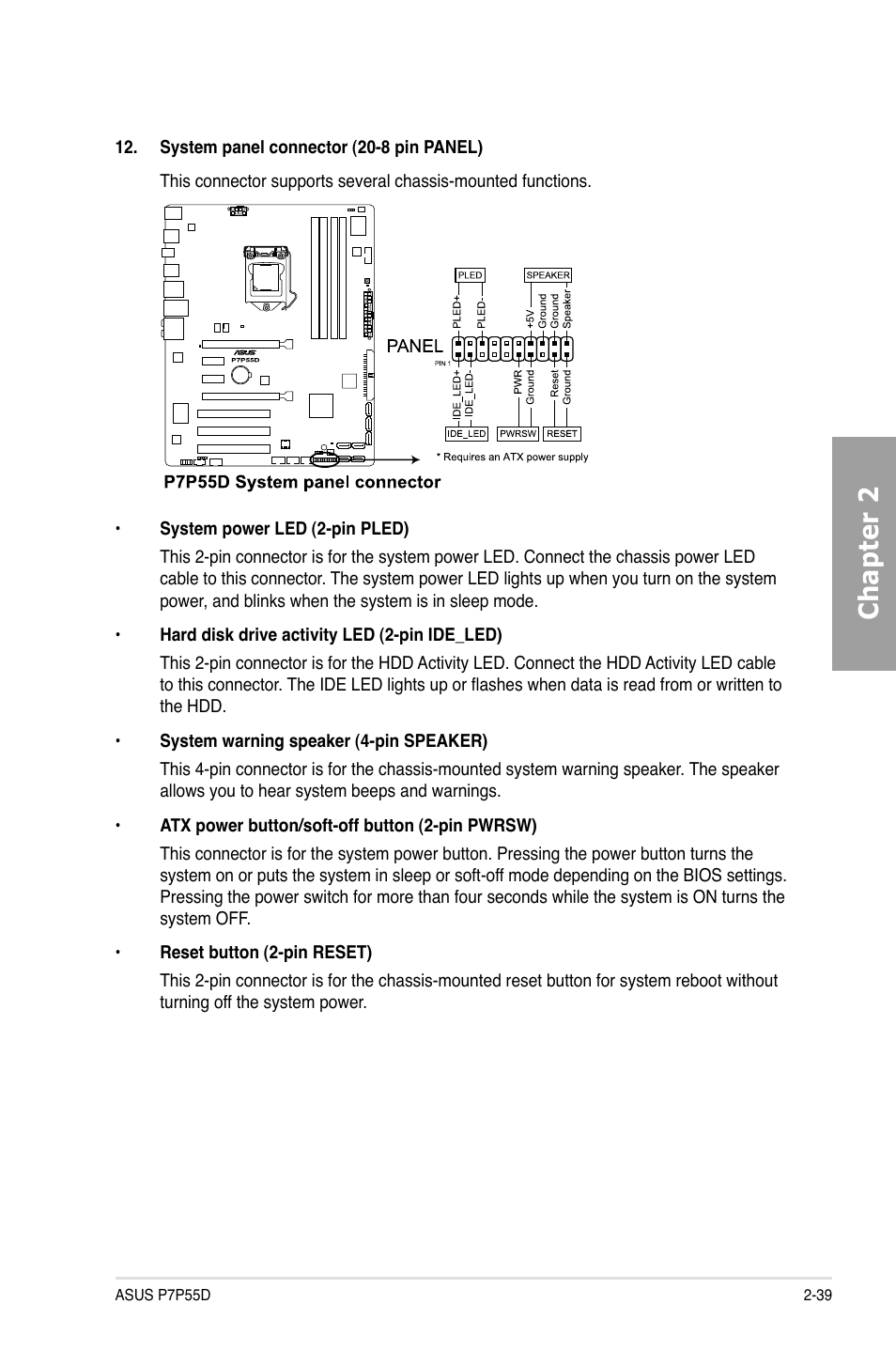 Chapter 2 | Asus Motherboard P7P55D User Manual | Page 59 / 122