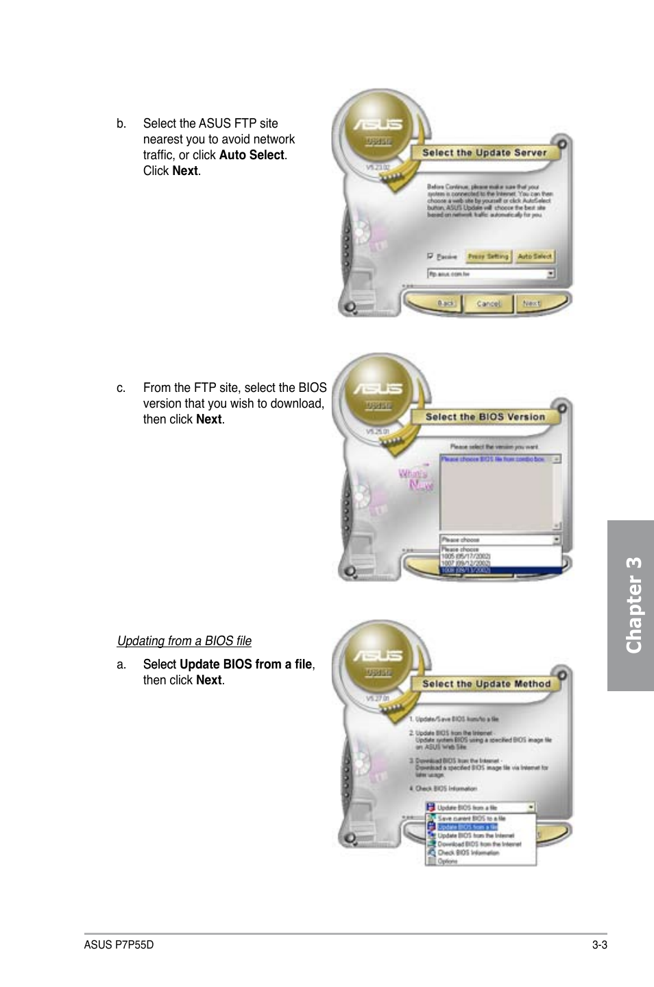 Chapter 3 | Asus Motherboard P7P55D User Manual | Page 65 / 122