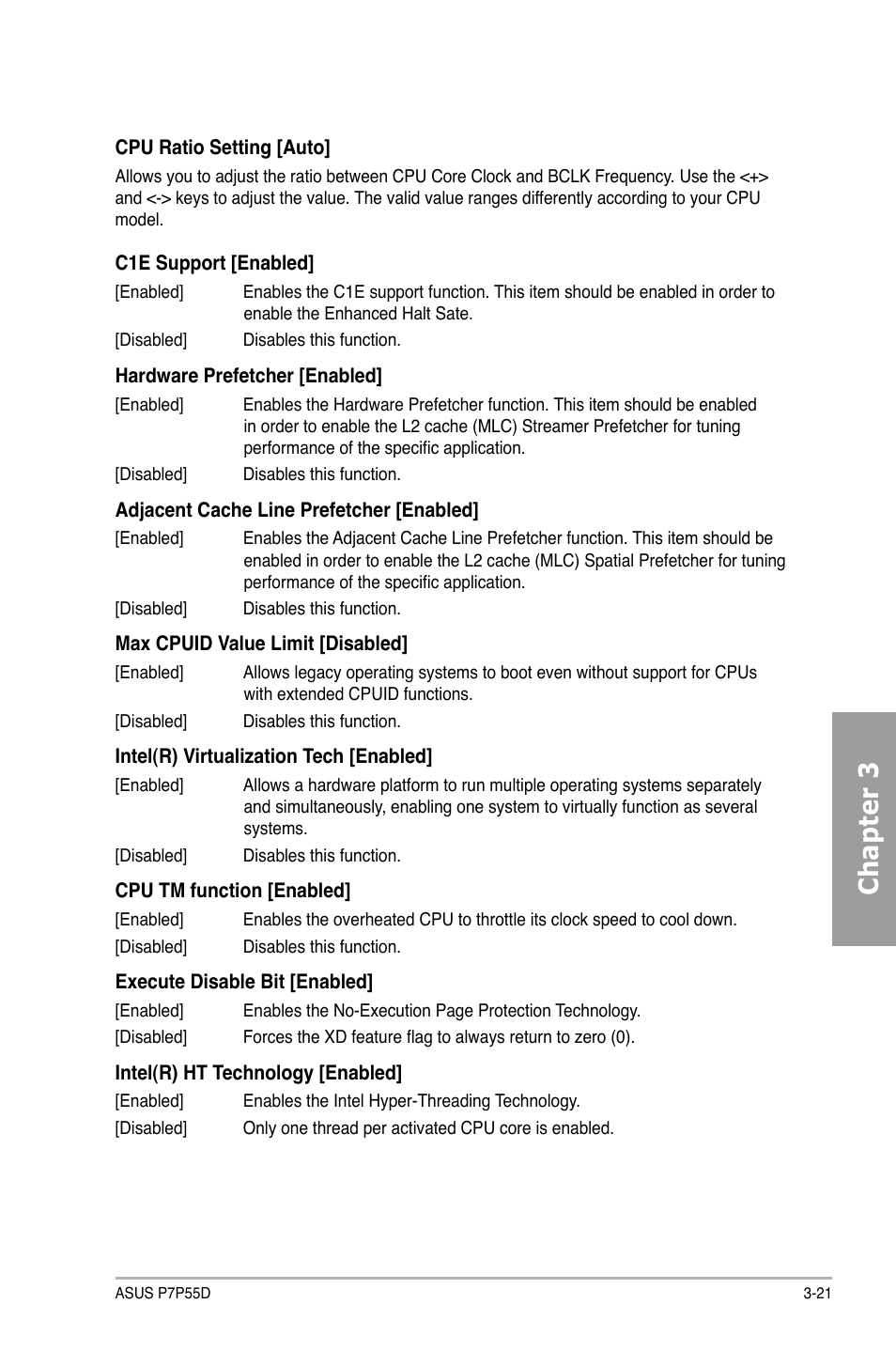 Chapter 3 | Asus Motherboard P7P55D User Manual | Page 83 / 122