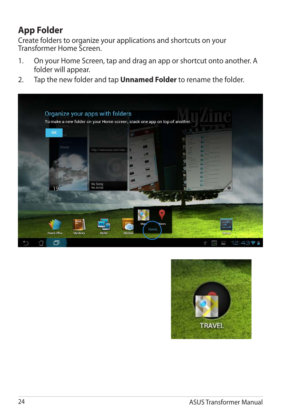 App folder | Asus TF201 User Manual | Page 24 / 80