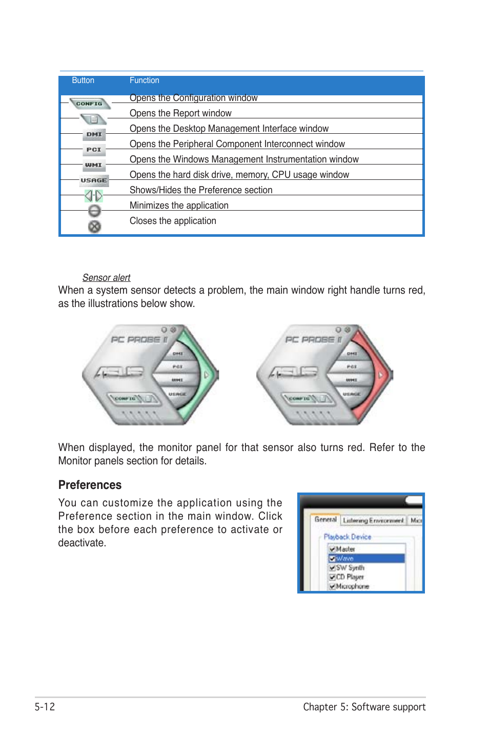 Preferences | Asus M2N-SLI User Manual | Page 126 / 166