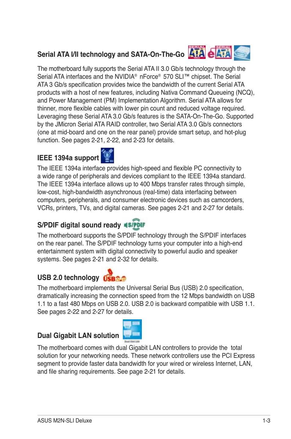 Asus M2N-SLI User Manual | Page 19 / 166