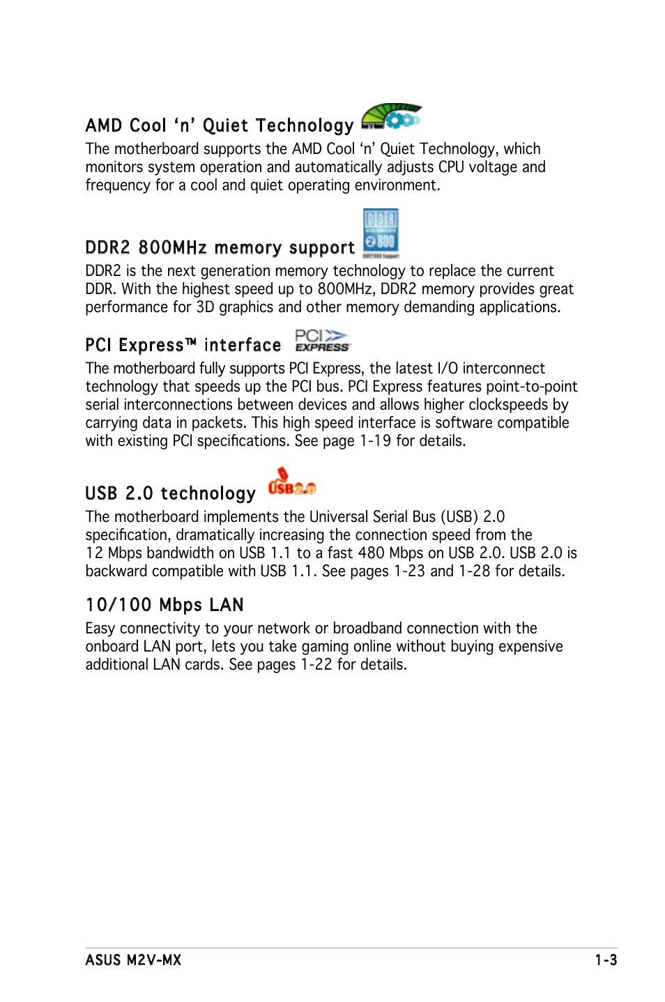 Asus Motherboard M2V-MX User Manual | Page 13 / 90