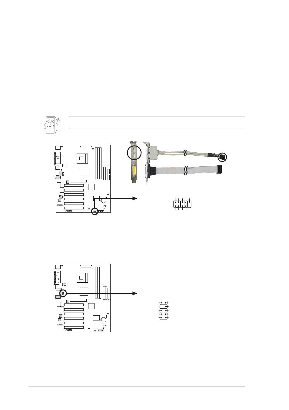 20 chapter 1: product introduction, The usb/game module is purchased separately, P4s8x-x front panel audio connector fp_audio | P4s8x-x usb 2.0 header, Usb56 | Asus P4S8X-X User Manual | Page 30 / 64