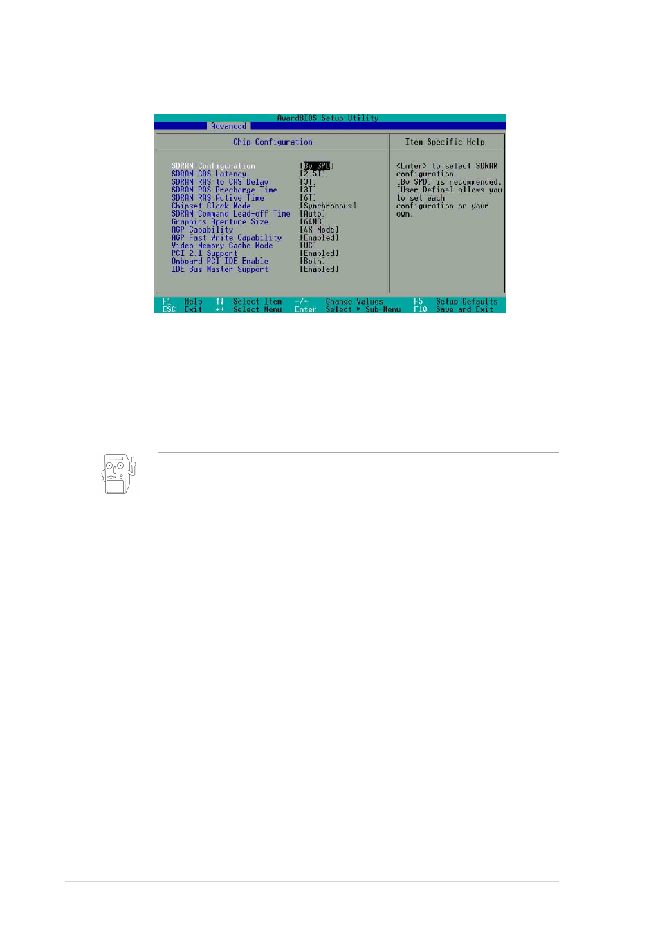 1 chip configuration | Asus P4S8X-X User Manual | Page 50 / 64