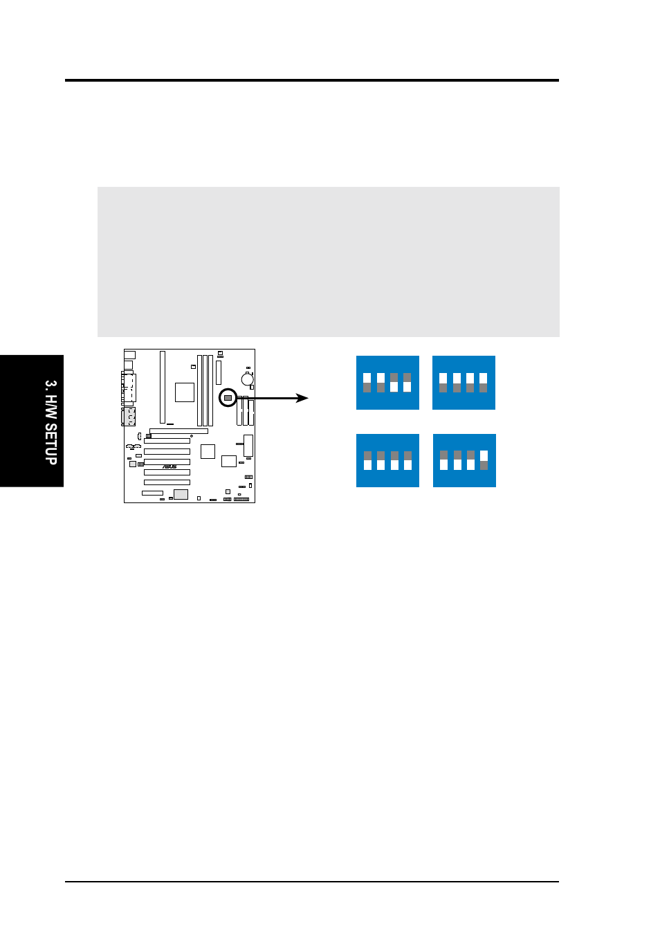 Hardware setup, 20 asus k7v user’s manual | Asus K7V User Manual | Page 20 / 110