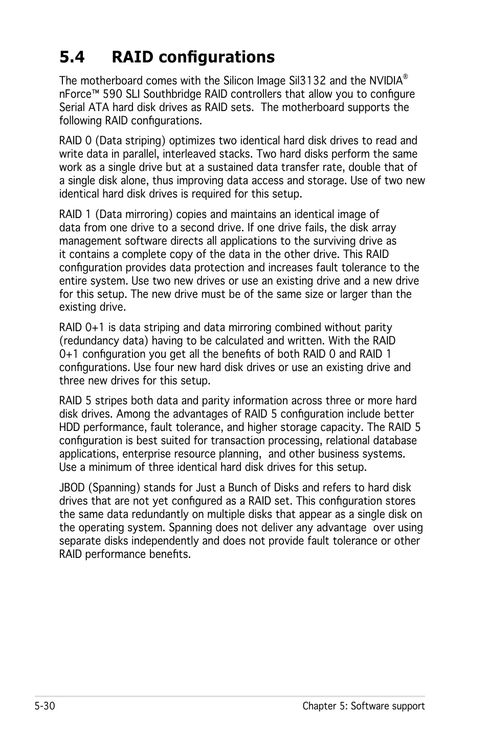 4 raid configurations | Asus M2N32-SLI User Manual | Page 146 / 170