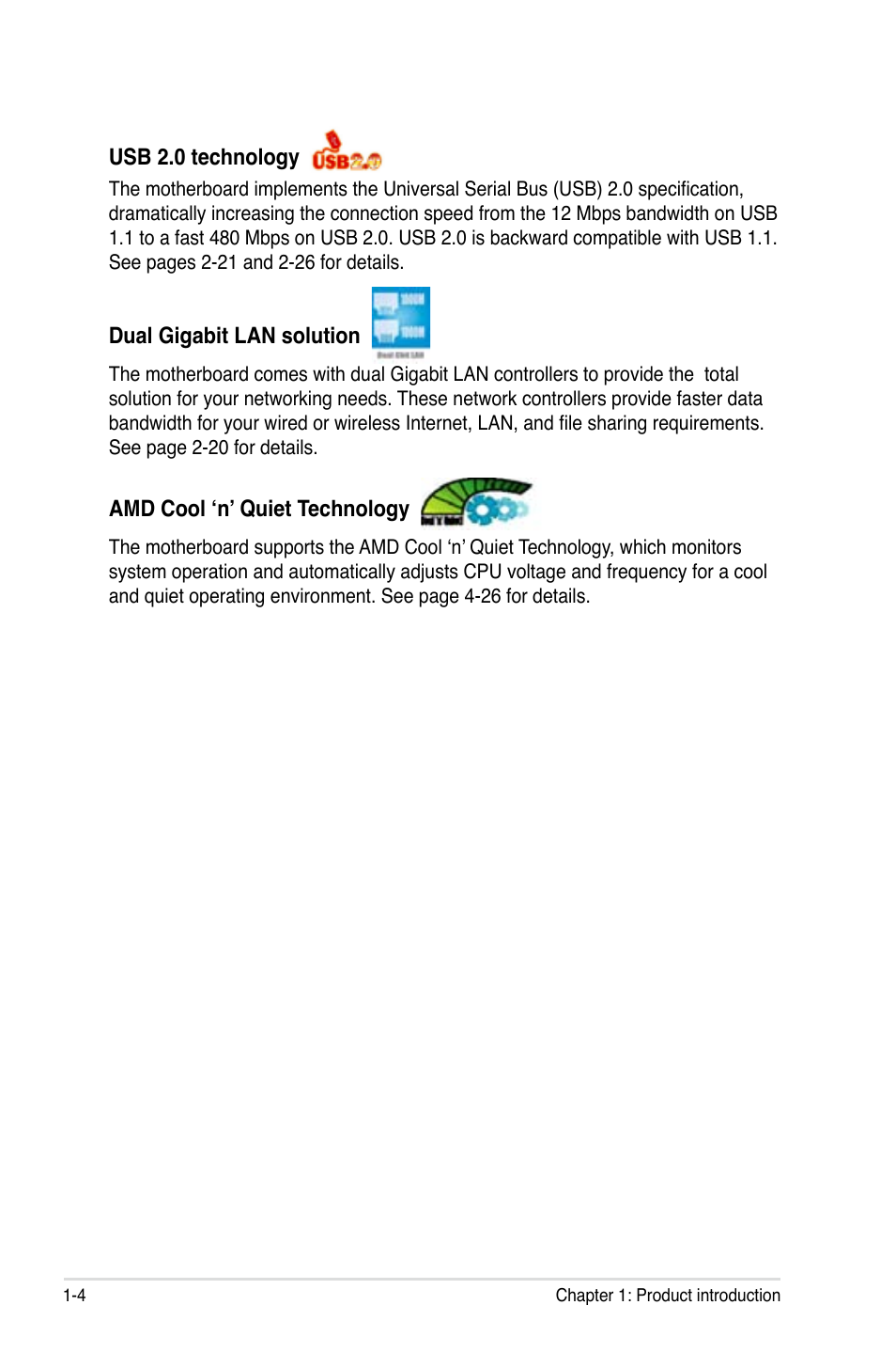 Asus M2N32-SLI User Manual | Page 20 / 170