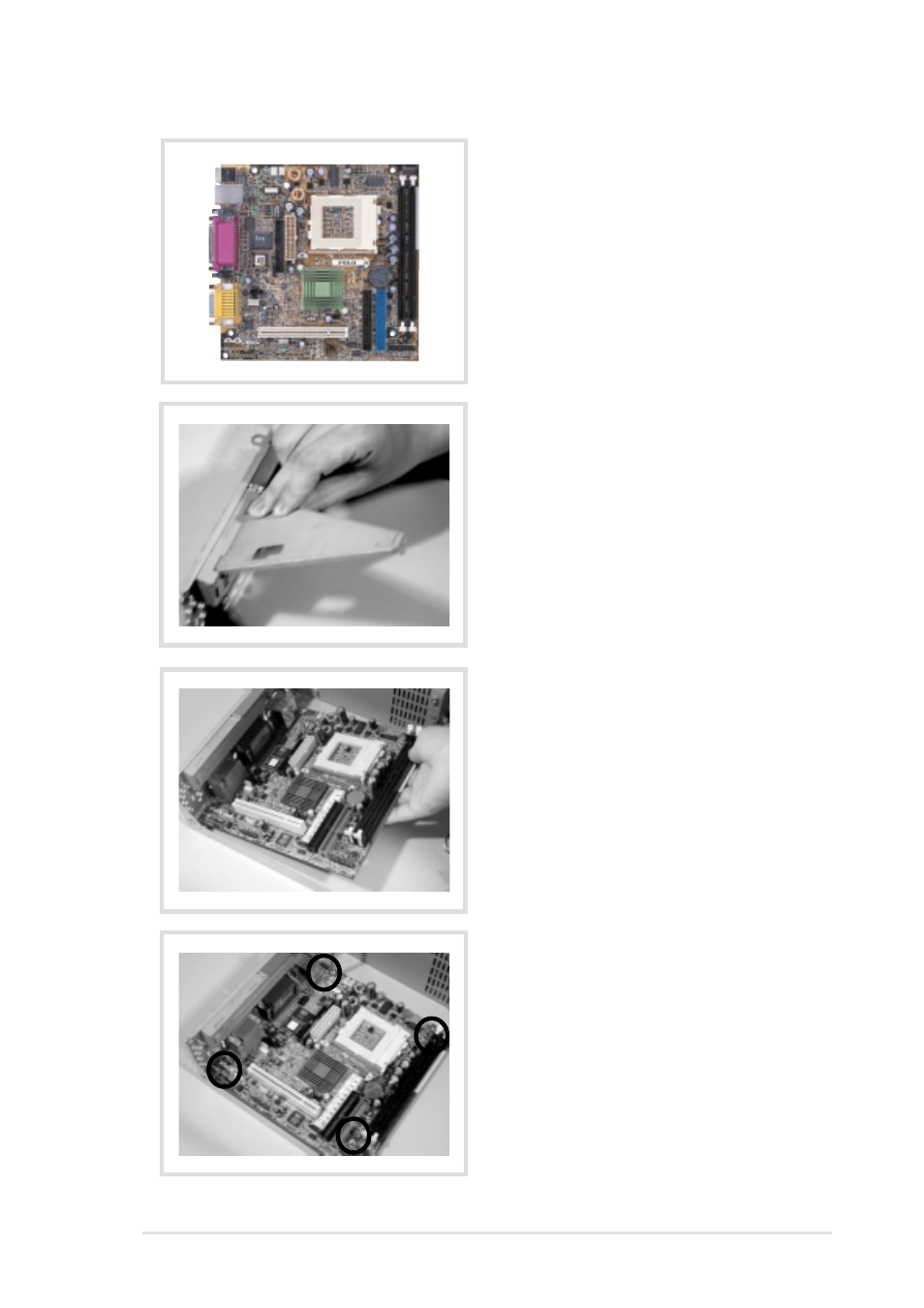 Installing the motherboard | Asus Book Size PC System Genie User Manual | Page 15 / 26