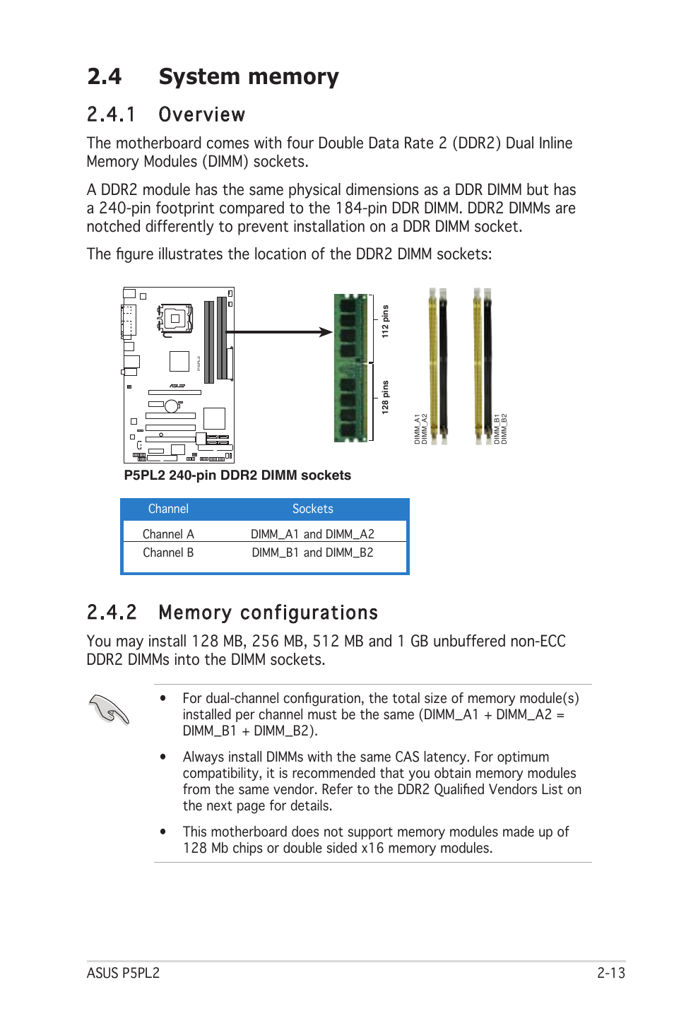 1 overview | Asus Motherboard P5PL2 User Manual | Page 33 / 116