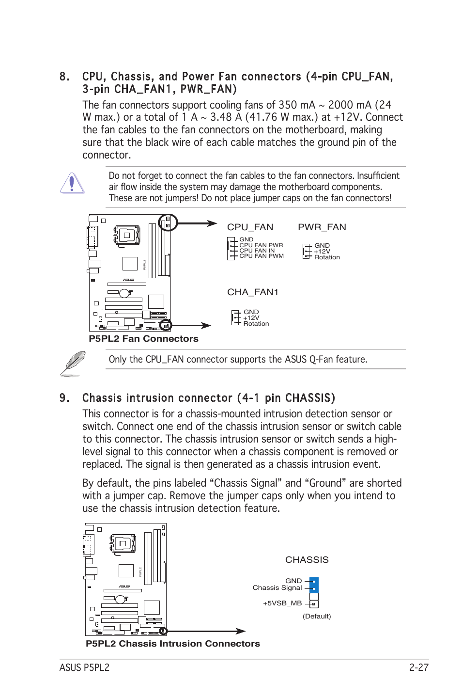 Asus Motherboard P5PL2 User Manual | Page 47 / 116