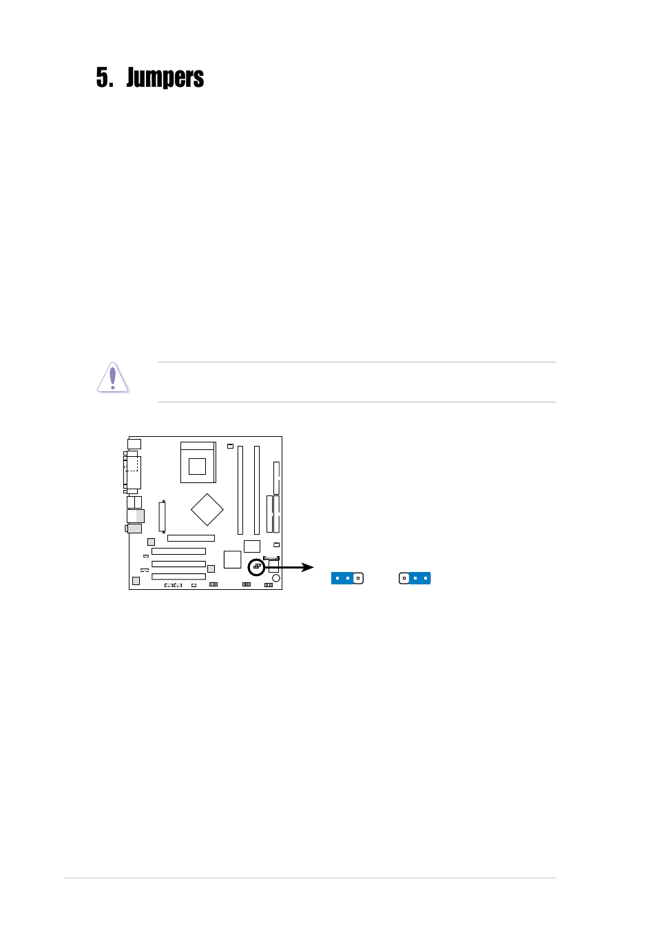 Jumpers, 6asus a7n8x-la (focus) motherboard | Asus A7N8X-LA User Manual | Page 10 / 18