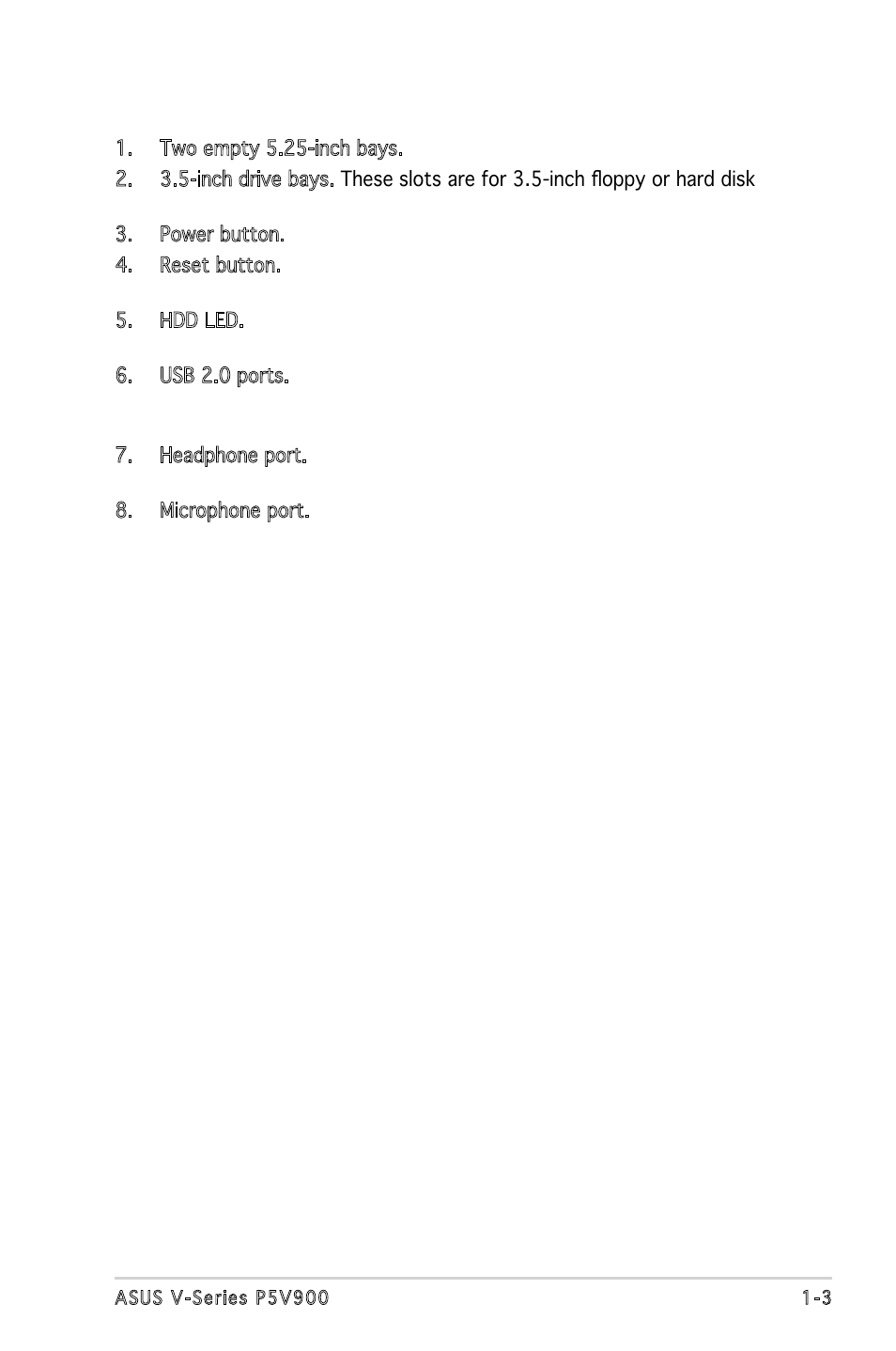 Asus P5V900 User Manual | Page 13 / 98