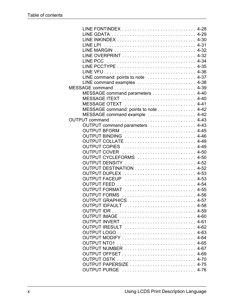 Xerox 4112-4127 Enterprise Printing System-192 User Manual | Page 10 / 506